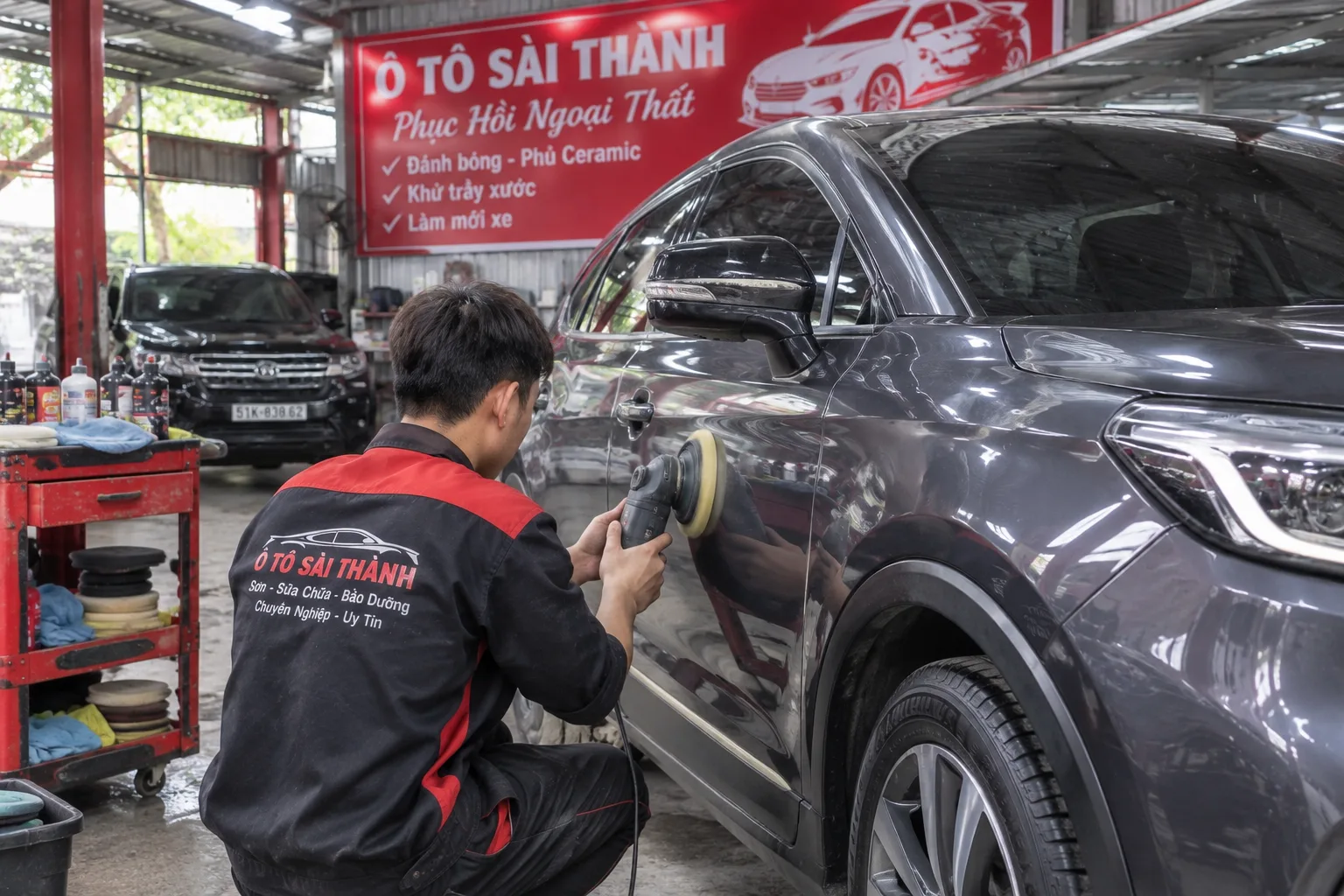Dịch Vụ Phục Hồi Ngoại Thất Ô Tô Tại GARAGE Ô TÔ SÀI THÀNH