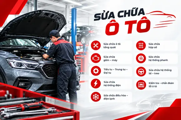 Sửa chữa gầm – máy